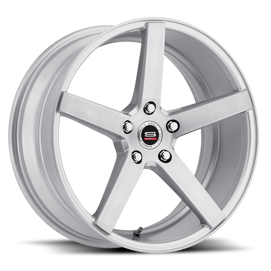 SP3620851638SB - Spec-1 SP-36 20X8.5 5X114.3 38mm Silver & Brushed - Spec-1 Wheels Canada