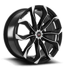 Load image into Gallery viewer, SP441775935BM - Spec-1 SP-44 17X7.5 4X100 35mm Gloss Black &amp; Machined - Spec-1 Wheels Canada