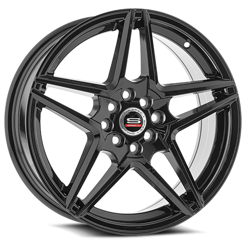 SP-5418803538GB - Spec-1 Racing SP-54 18X8 5X110 ET 38MM Gloss Black - Spec-1 Racing Wheels Canada