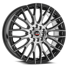 Load image into Gallery viewer, SP-5518803638BM - Spec-1 Racing SP-55 18X8 5X112 ET 38MM Gloss Black &amp; Machined - Spec-1 Racing Wheels Canada