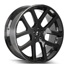 Load image into Gallery viewer, R107-453925GB - Strada OE Replica R107 Srt10 24X10 5x139.7 25mm All Gloss Black - Strada OE Replica Wheels Canada