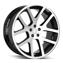 Load image into Gallery viewer, R107-453925GBM - Strada OE Replica R107 Srt10 24X10 5x139.7 25mm Gloss Black Machined - Strada OE Replica Wheels Canada
