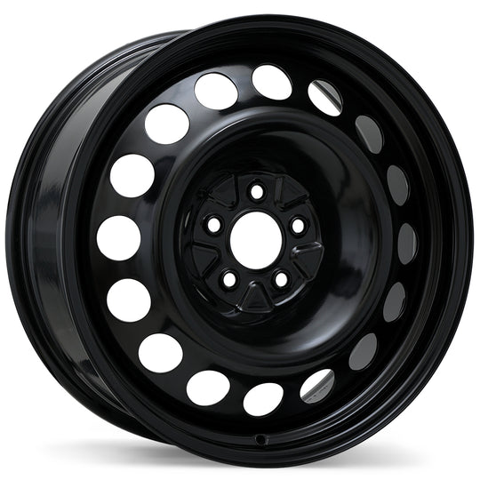 K4065 - Steel Standard 15X6 4X100 46mm Black - Steel Wheels Canada