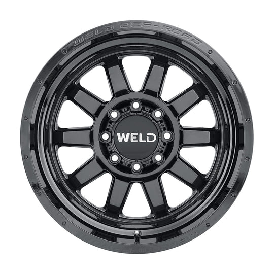 W16809018500 - WELD Off-Road Stealth 20X9 8X180 0mm Gloss Black - WELD Off-Road Wheels Canada