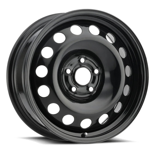 VW8365B-2 - Vision Steel Wheel 8X3.75 5X114.3 -2mm Black - Vision Wheels Canada