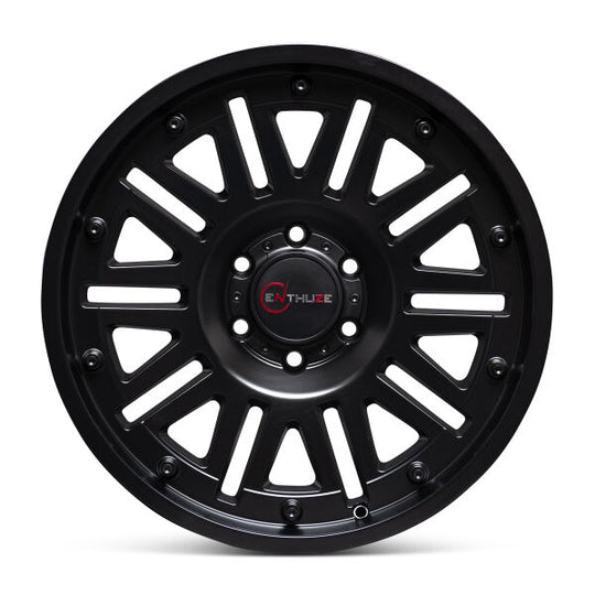ENTP701G-2090J-12 - Enthuze Storm 20X9 5X127 -12mm Satin Black - Enthuze Wheels Canada