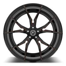 Load image into Gallery viewer, B181-2010-23-109 - Armed Street Strike 20X10 5X120 ET 35mm Gloss Black Red Milled - Armed Street Wheels Canada