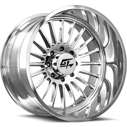 GT42414766135P - GT Offroad Strike 24X14 6X135 ET -76mm Polished - GT Offroad Wheels Canada