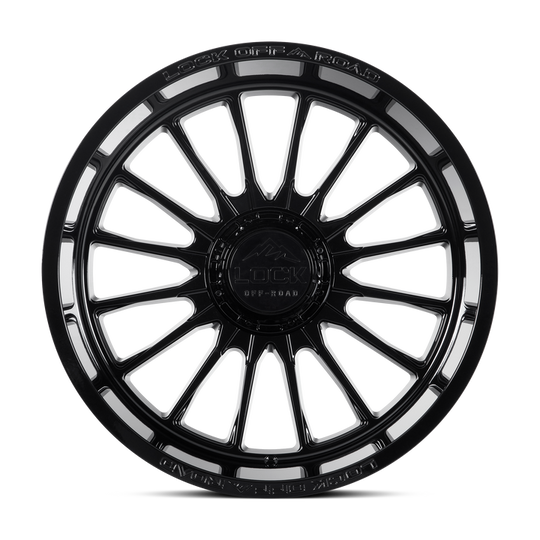 STRIKER-2187GB - Lock Extreme Striker 20X10 8X170 ET -18mm Gloss Black - Lock Extreme Wheels Canada