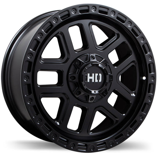 F252-1790-73BT-05C715 - Fast HD Summit 17X9 5X127 -5mm Satin Black - Fast HD Wheels Canada