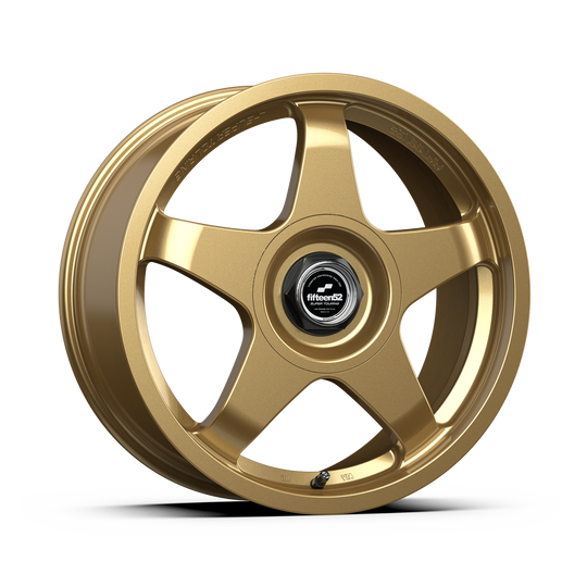 STCGG-98554+35 - Fifteen52 Super Touring Chicane 19X8.5 5X114.3 / 5X120 ET 35mm Gold - Fifteen52 Wheels Canada
