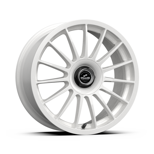 STPRW-88558+45 - Fifteen52 Super Touring Podium 18X8.5 5X108 / 5X112 ET 45mm Rally White - Fifteen52 Wheels Canada