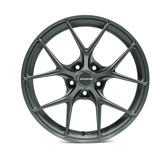 PF0518095385114GM - Superspeed Forged PF05RR 18X9.5 5X114.3 38mm Matt Gunmetal - Superspeed Forged Wheels Canada