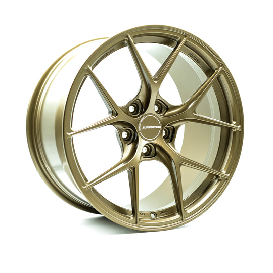 PF0518090425112SB - Superspeed Forged PF05RR 18X9 5X112 42mm Satin Bronze - Superspeed Forged Wheels Canada