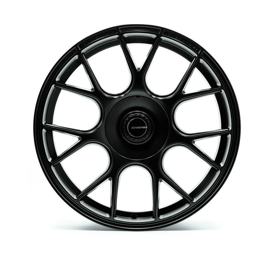 RF01P19095405114120MB - Superspeed RF01 Progressive 19X9.5 5X114.3 / 5X120.65 40mm Matte Black - Superspeed Wheels Canada