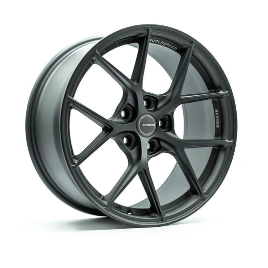 RF0518085355112GM - Superspeed RF05RR 18X8.5 5X112 35mm Matt Gunmetal - Superspeed Wheels Canada