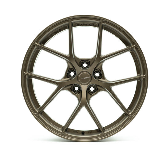 RF0519085455112SB - Superspeed RF05RR 19X8.5 5X112 45mm Satin Bronze - Superspeed Wheels Canada