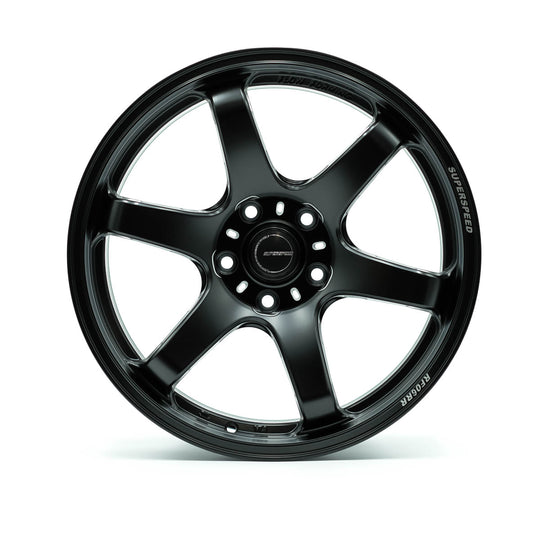 RF0618085405100MB - Superspeed RF06RR 18X8.5 5X100 40mm Matte Black - Superspeed Wheels Canada