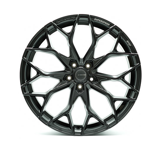 RF0720105275112GM - Superspeed RF07 20X10.5 5X112 27mm Matt Gunmetal - Superspeed Wheels Canada