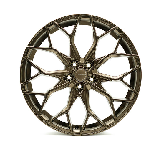 RF0720105355112SB - Superspeed RF07 20X10.5 5X112 35mm Satin Bronze - Superspeed Wheels Canada