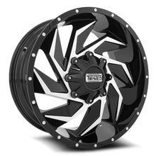 Charger l'image dans la galerie, T-27241461351397-76GBM - Twisted Off-Road T-27 Vixon 24X14 6X139.7 / 6X135 -76mm Gloss Black &amp; Machined - Twisted Off-Road Wheels Canada