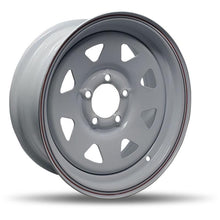 Load image into Gallery viewer, T15545 - DTD Steel Wheel Trailer 15X6 5X114.3 ET 0mm White - DTD Wheels Canada