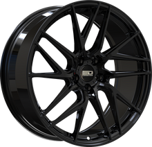 Charger l'image dans la galerie, T1775EFS4372GB - Euro Design Tech - EFS 17X7.5 5X100 / 5X105 / 5X110 / 5X112 / 5X115 / 5X118 / 5X108 ET 43mm Gloss Black - Euro Design Wheels Canada