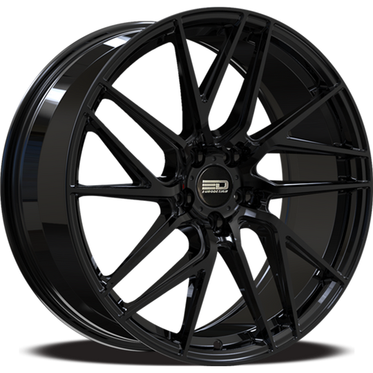 T1775G3567GB - Euro Design Tech 17X7.5 5X114.3 ET 35mm Gloss Black - Euro Design Wheels Canada