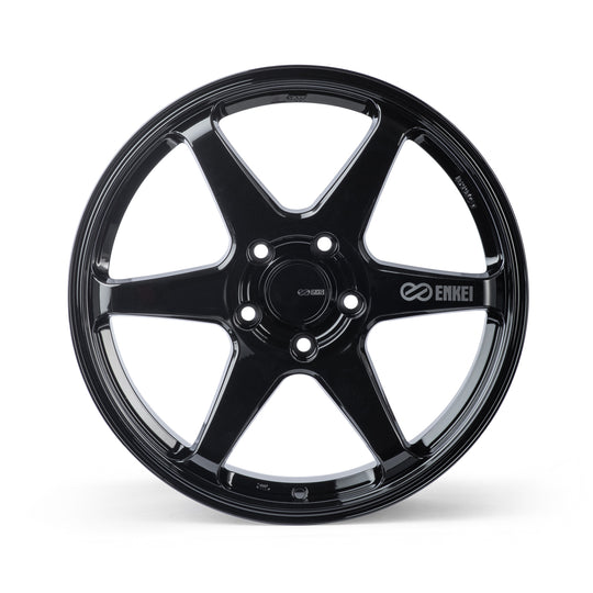 539-790-8045BK - Enkei T6R 17X9 5X100 45mm Gloss Black - Enkei Wheels Canada