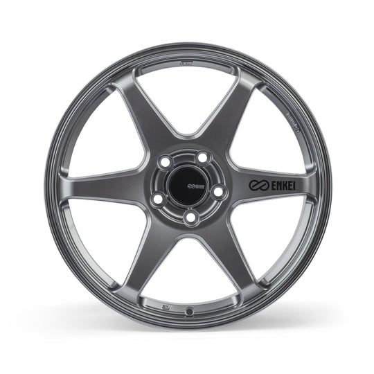539-880-8045GM - Enkei T6R 18X8 5X100 45mm Gloss Gunmetal - Enkei Wheels Canada