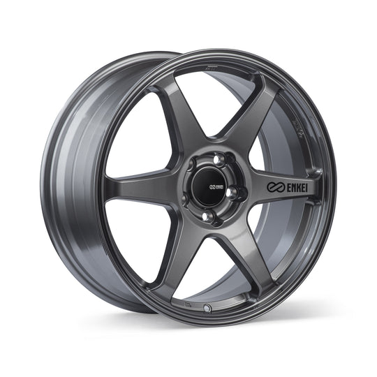 539-895-8045GM - Enkei T6R 18X9.5 5X100 45mm Gloss Gunmetal - Enkei Wheels Canada