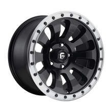 Load image into Gallery viewer, D62920905657 - Fuel Off-Road D629 Tactic 20X9 5X150 20mm Matte Black Machined Ring - Fuel Off-Road Wheels Canada