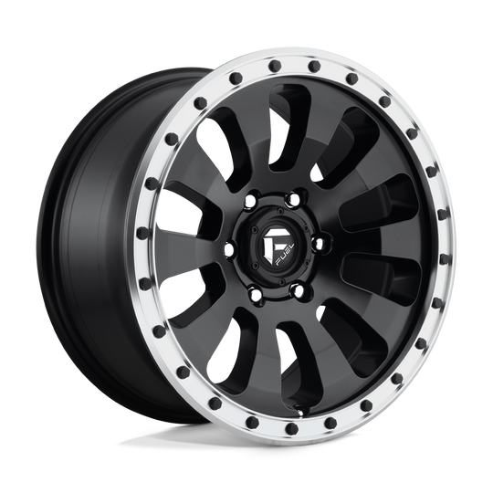 D62918908357 - Fuel Off-Road D629 Tactic 18X9 6X139.7 20mm Matte Black Machined Ring - Fuel Off-Road Wheels Canada