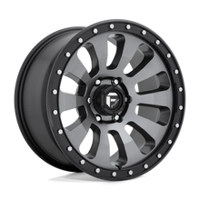 Load image into Gallery viewer, D64817907545 - Fuel Off-Road D648 Tactic 17X9 5X127 -12 mm Matte Gun Metal Black Bead Ring - Fuel Off-Road Wheels Canada