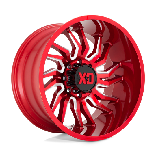 XD85821068918N - XD858 Tension 20X10 6X139.7 -18 mm Candy Red Milled - XD Wheels Canada