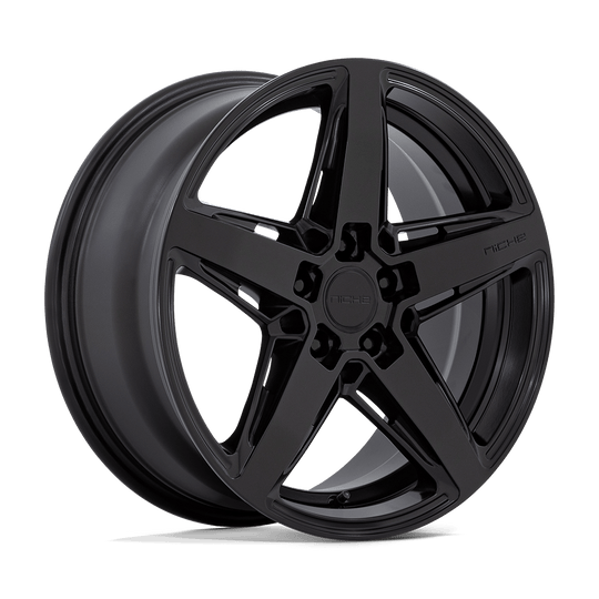M269188021+40 - Niche M269 Teramo 18X8 5X120  40mm Matte Black - Niche Wheels Canada
