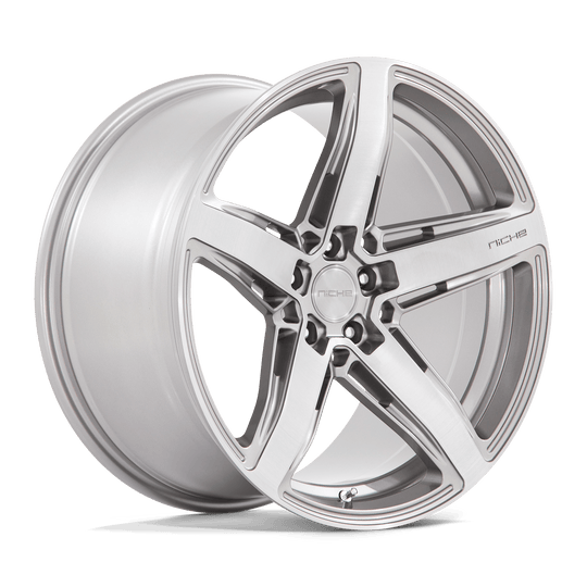 M270200521+20 - Niche M270 Teramo 20X10.5 5X120  20mm Anthracite Brushed Face Tint Clear - Niche Wheels Canada