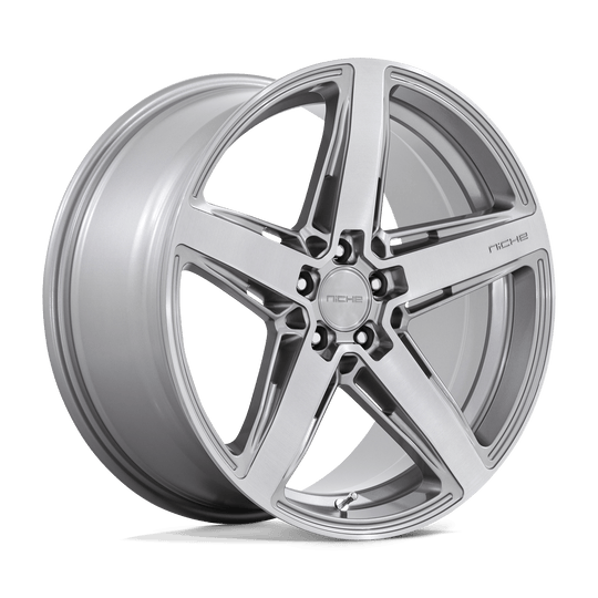 M2702095F8+32 - Niche M270 Teramo 20X9.5 5X112  32mm Anthracite Brushed Face Tint Clear - Niche Wheels Canada
