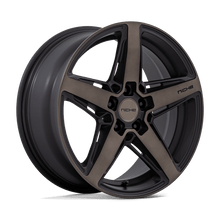 Load image into Gallery viewer, M271188080+40 - Niche M271 Teramo 18X8 5X100  40mm Matte Black With Double Dark Tint Face - Niche Wheels Canada