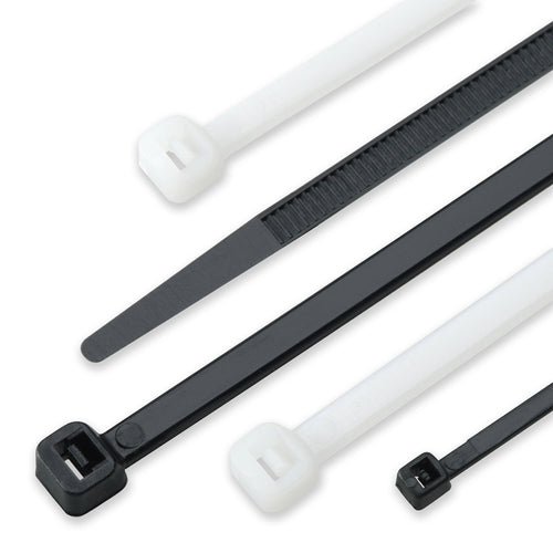 TF3 Everlast Tie Straps 3.75" x 0.10" White Type A Cable Ties 100 Per Pack Tectonic Automotive Accessories