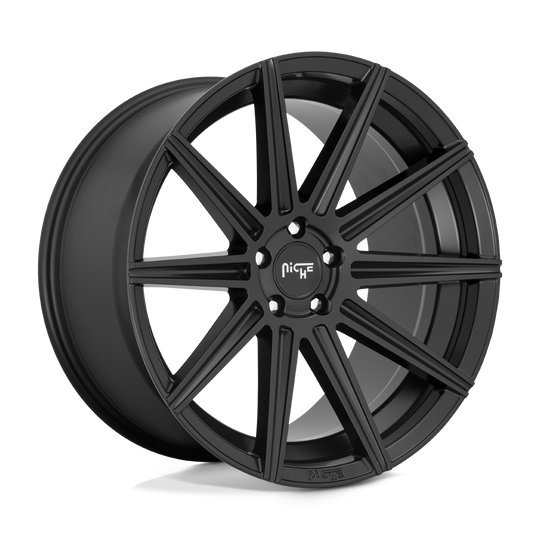 M242200521+35 - Niche M242 Tifosi 20X10.5 5X120  35mm Matte Black - Niche Wheels Canada