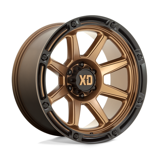 XD86329087600 - XD863 20X9 8X170  0mm Matte Bronze With Black Lip - XD Wheels Canada