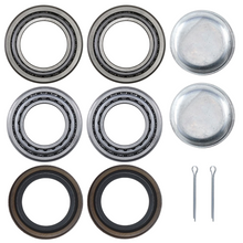 Charger l'image dans la galerie, TK2002-2 Tectonic Trailer Bearing Kit - Complete Trailer Bearing Kit with Races, Seals &amp; Dust Cap for Use with 1-3/8" to 1-1/16" spindle sizes and 3500 lbs axles