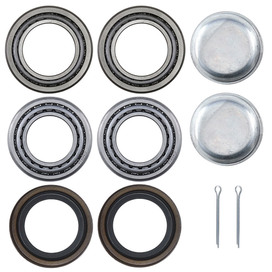 TK2002-2 Tectonic Trailer Bearing Kit - Complete Trailer Bearing Kit with Races, Seals & Dust Cap for Use with 1-3/8" to 1-1/16" spindle sizes and 3500 lbs axles