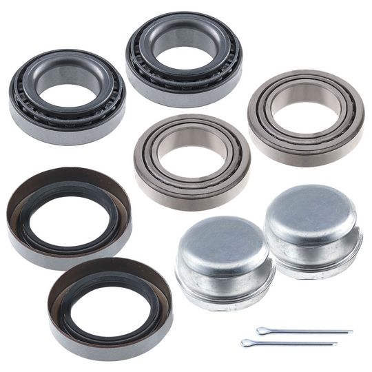 TK2002-2 Tectonic Trailer Bearing Kit - Complete Trailer Bearing Kit with Races, Seals & Dust Cap for Use with 1-3/8" to 1-1/16" spindle sizes and 3500 lbs axles