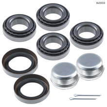 Load image into Gallery viewer, TK2003-2 Tectonic Trailer Bearing Kit - Complete Trailer Bearing Kit with Races, Seals &amp; Dust Cap for Use with 1 1/16" ID spindle size and 2000-2200 lbs axles