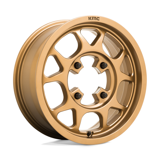KS13656048638 - KMC KS136 Toro 15X6 4X137  38mm Matte Bronze - KMC Wheels Canada
