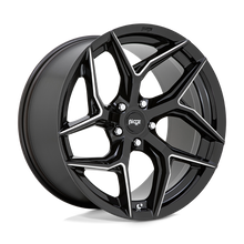 Load image into Gallery viewer, M266209021+35 - Niche M266 Torsion 20X9 5X120  35mm Gloss Black Milled - Niche Wheels Canada