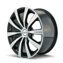 Charger l'image dans la galerie, 3130-8809M - Touren TR3 18X8 5X112 / 5X120 ET 40mm Gloss Black Machined - Touren Wheels Canada