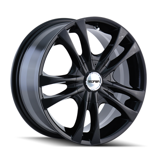 3222-5706B - Touren TR22 15X7 5X112 / 5X115 ET 40mm Gloss Black - Touren Wheels Canada